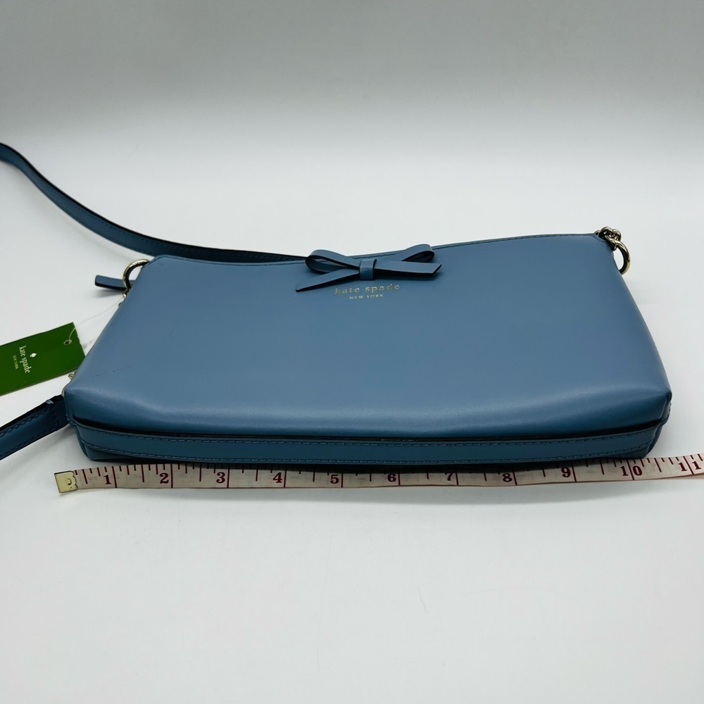 KATE SPADE DECLAN SAWYER STREET CROSSBODY BAG CLOUD COVER BLUE NWT - Picture 8 of 13